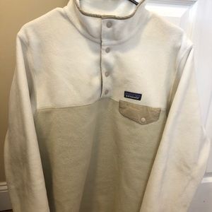 Tan/White Patagonia Synchilla